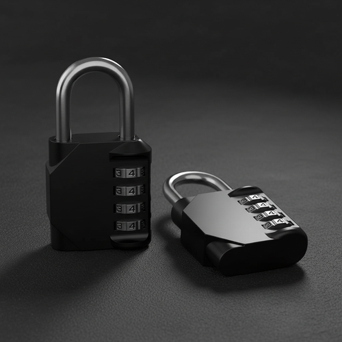 4 digit combination padlock security lock for camping gear and survival equipment