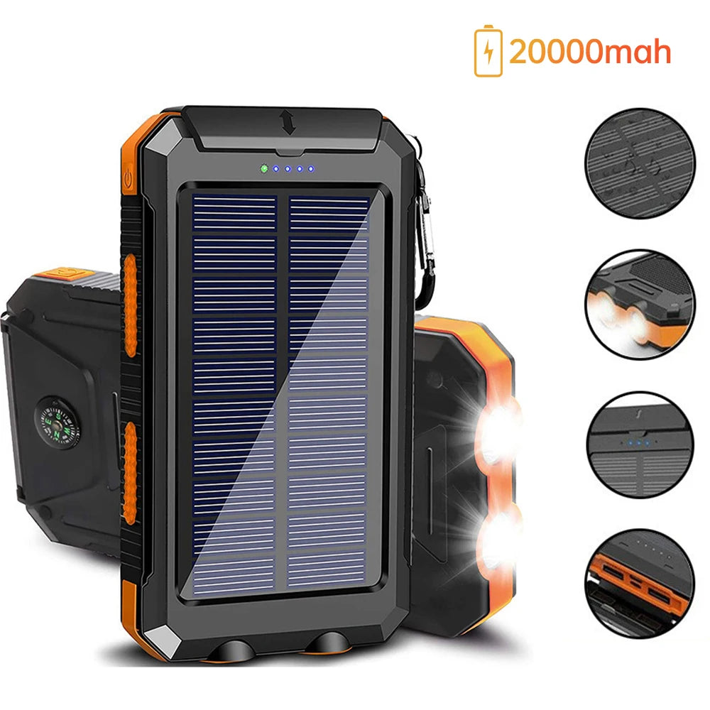 Solar Power Bank 20000mAh