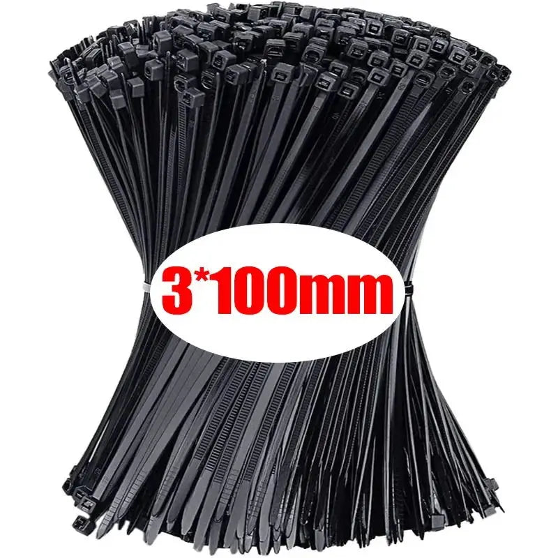 Nylon Cable Ties - Self-Locking Zip Ties Bulk Pack