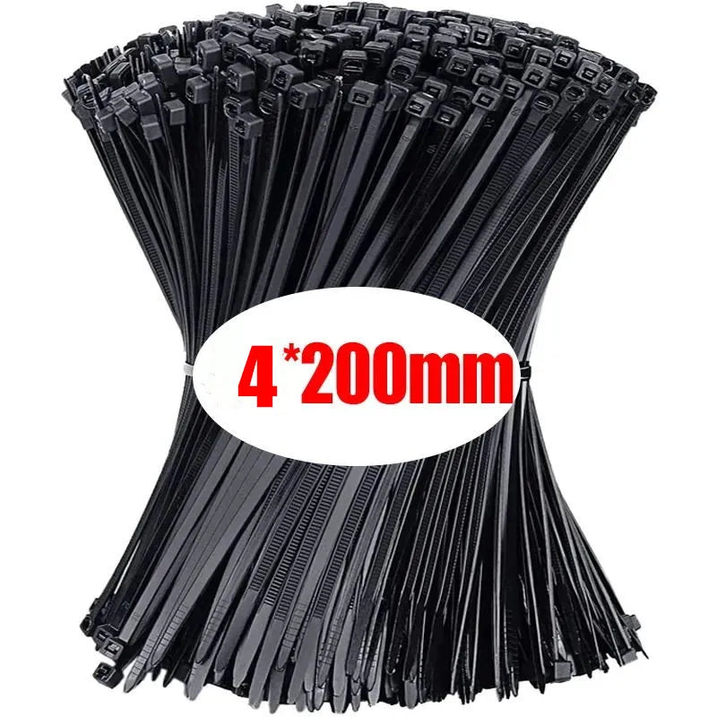 Nylon Cable Ties - Self-Locking Zip Ties Bulk Pack