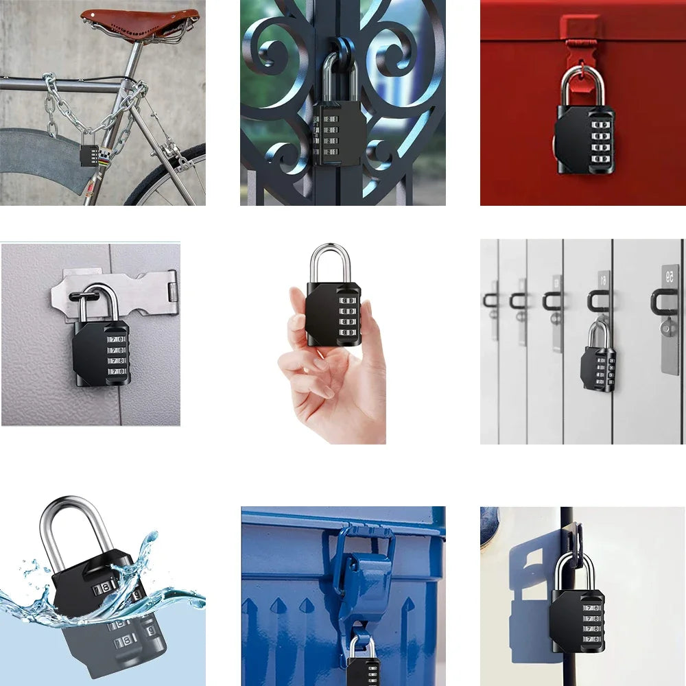 4-Digit Combination Padlock