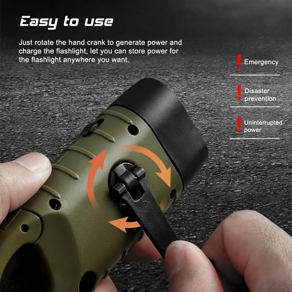 Solar LED Camping Flash Light