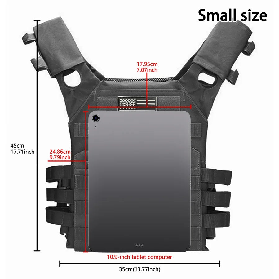 MOLLE Tactical Vest - Lightweight JPC Plate Carrier