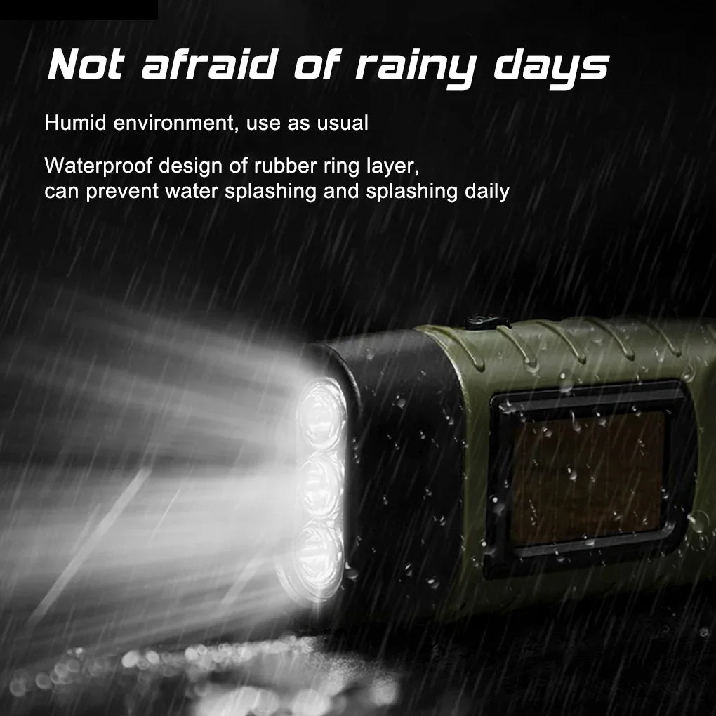 Solar LED Camping Flash Light