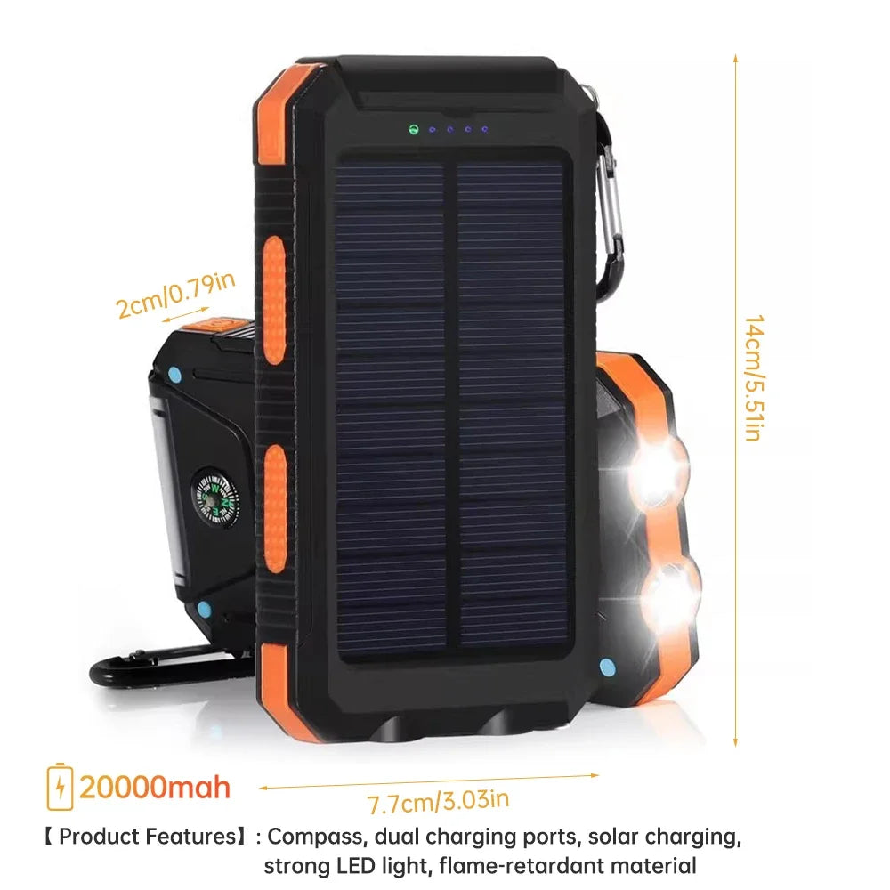 Solar Power Bank 20000mAh
