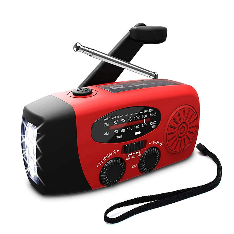 Solar Hand Crank Weather Radio