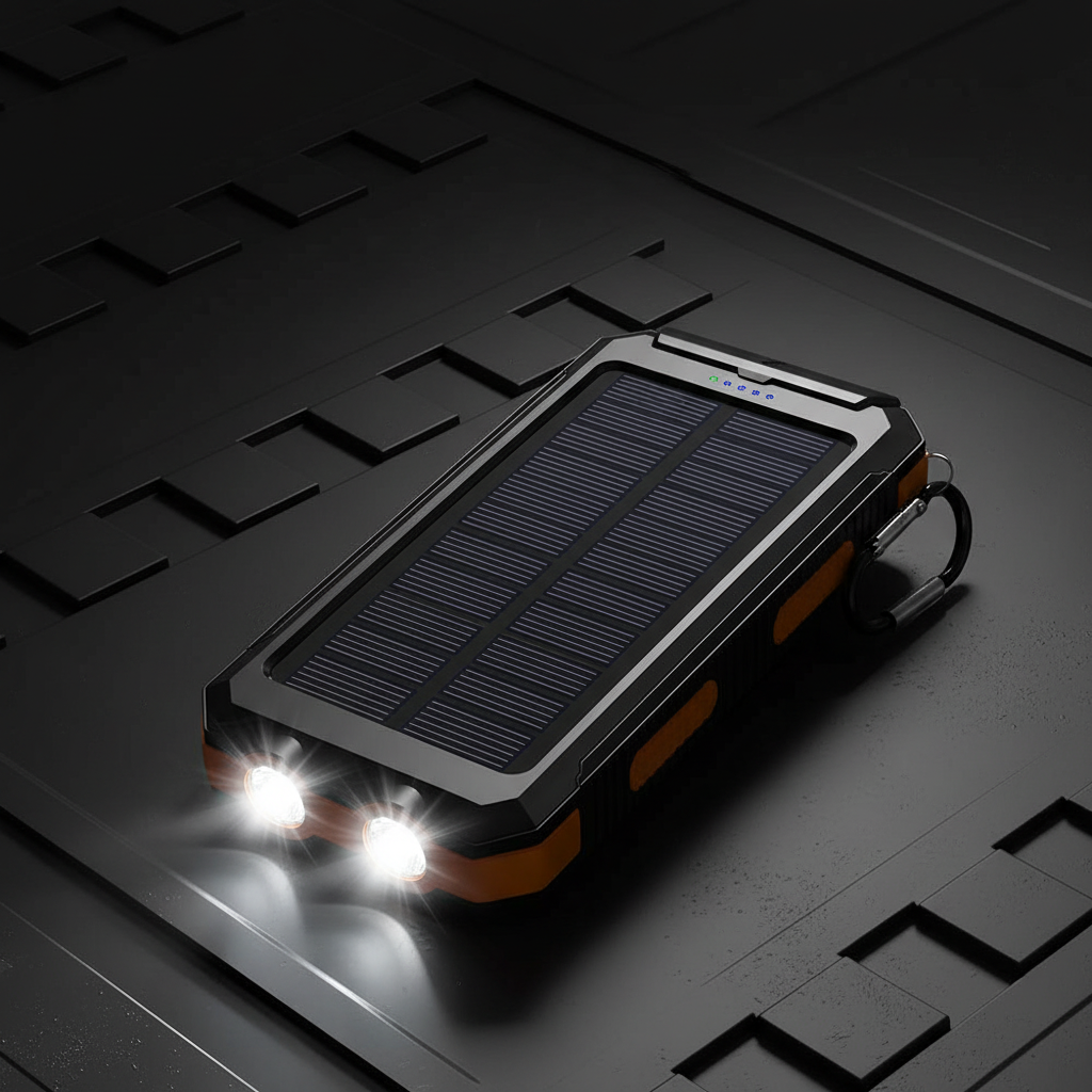 20000mAh solar power bank waterproof emergency phone charger for survival kit