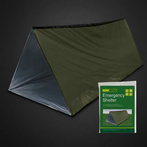 2 person emergency tube tent survival shelter for camping and disaster preparedness