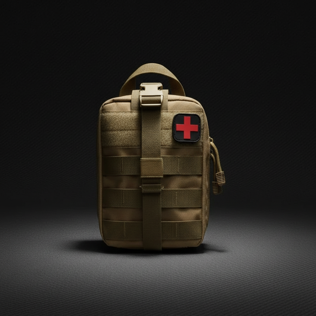 tactical first aid kit MOLLE emergency medical supplies for survival and camping