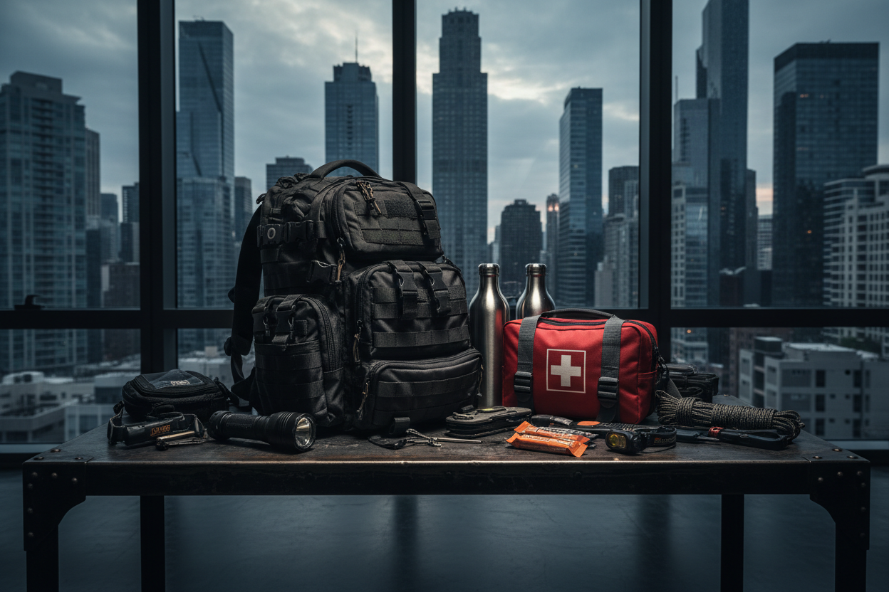 Urban city prepper survival gear